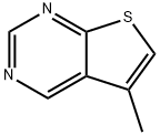 Thieno[2,3-d]pyrimidine, 5-methyl- (8CI,9CI) 结构式