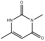 尿嘧啶,3,6-二甲基- 结构式