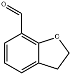 2,3-二氢-1-苯并呋喃-7-甲醛 结构式