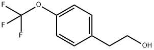 2-[4-(三氟甲氧基)苯基]乙醇 结构式