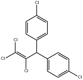 1-Propene, 3,3-bis(p-chlorophenyl)-1,1,2-trichloro- 结构式