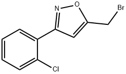 5-BROMOMETHYL-3-(2-CHLORO-PHENYL)-ISOXAZOLE 结构式