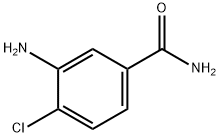 3-氨基-4-氯苯甲酰胺 结构式