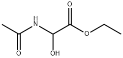 2-乙酰氨基-2-羟基乙酸乙酯 结构式