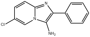 6-Chloro-2-phenyl-imidazo[1,2-a]pyridin-3-ylamine 结构式