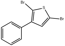 2,5-二溴3-苯噻吩 结构式