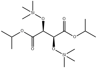 (-)-二异丙基-O,O-双(三甲基硅)-D-酒石酸酯 结构式