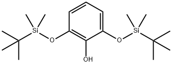 2,6-Bis-(t-butyl dimethylsilyloxy) phenol 结构式