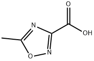 5-甲基-1,2,4-噁二唑-3-甲酸 结构式