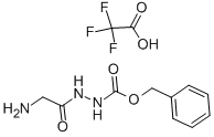 (CBZ-肼基)-甘胺酰 三氟乙酸盐 结构式