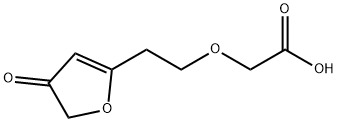 [2-(4,5-Dihydro-4-oxofuran-2-yl)ethoxy]acetic acid 结构式