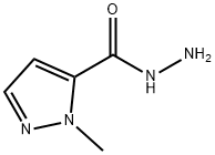 2-甲基-3-吡唑卡巴肼 结构式