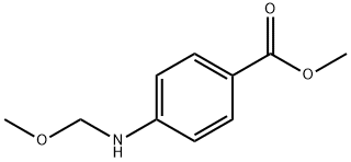 Benzoic acid, 4-[(methoxymethyl)amino]-, methyl ester (9CI) 结构式