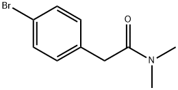 2-(4-溴苯)-N,N-二甲基乙酰胺 结构式