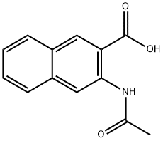 3-(ACETYLAMINO)-2-NAPHTHOIC ACID 结构式