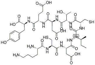 LYS-CYS-ASP-ILE-CYS-THR-ASP-GLU-TYR 结构式