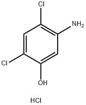 5-AMINO-2,4-DICHLORO-PHENOL HCL 结构式