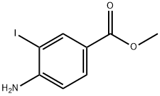 4-氨基-3-碘苯甲酸甲酯 结构式