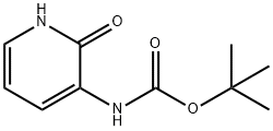 Carbamic acid, (1,2-dihydro-2-oxo-3-pyridinyl)-, 1,1-dimethylethyl ester (9CI) 结构式