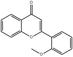 2'-甲氧基黄酮 结构式