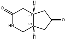 1H-Cyclopenta[c]pyridine-3,6(2H,4H)-dione,tetrahydro-,cis-(9CI) 结构式