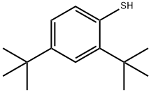 2,4-二叔丁基苯硫酚 结构式