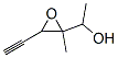 Oxiranemethanol, 3-ethynyl-alpha,2-dimethyl- (9CI) 结构式
