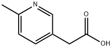 6-甲基吡啶-3-乙酸 结构式