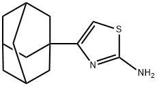 4-(1-金刚烷基)-2-氨基噻唑 结构式