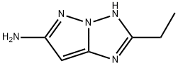 3H-Pyrazolo[1,5-b][1,2,4]triazol-6-amine,  2-ethyl- 结构式