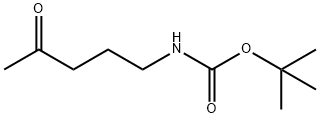 Carbamic acid, (4-oxopentyl)-, 1,1-dimethylethyl ester (9CI) 结构式