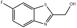 2-BENZOTHIAZOLEMETHANOL,6-FLUORO-(9CI) 结构式