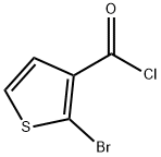 2-BROMOTHIOPHENE-3-CARBONYL CHLORIDE 结构式