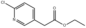 2-氯吡啶-5-乙酸乙酯 结构式
