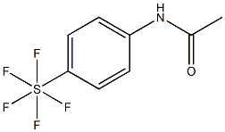 N-[4-(Pentafluorosulfanyl)phenyl]acetamide 结构式