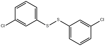 3,3'-二氯二苯二硫醚 结构式