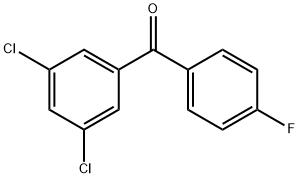 3,5-DICHLORO-4'-FLUOROBENZOPHENONE 结构式