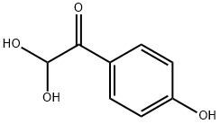 4-羟基苯甲酰甲醛水合物 结构式