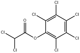 二氯乙酸五氯苯酯[用于肽合成] 结构式