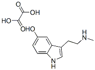 3-(2-甲基氨基乙基)吲哚-5-醇草酸盐 结构式