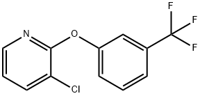 3-chloro-2-[3-(trifluoromethyl)phenoxy]pyridine 结构式