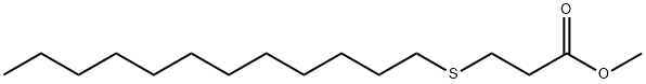 methyl 3-(dodecylthio)propionate 结构式