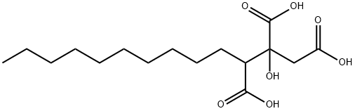 2-hydroxytridecane-1,2,3-tricarboxylic acid 结构式