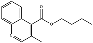 butyl 3-methylquinoline-4-carboxylate 结构式