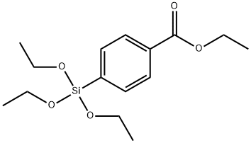 三乙氧基对苯乙氧羰基硅烷 结构式