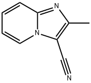2-Methyl-3-cyanoimidazo(1,2-a)pyridine 结构式