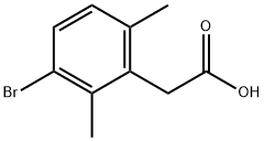 2-(3-broMo-2,6-diMethylphenyl)acetic acid 结构式