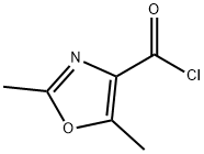 2,5-二甲基1,3-唑-4-羰基 氯 结构式