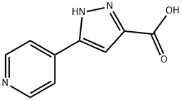 5-(4-嘧啶)-1H-吡唑-3-羧酸 1HCL 0.7H2O 结构式