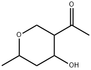 Ethanone, 1-(tetrahydro-4-hydroxy-6-methyl-2H-pyran-3-yl)- (9CI) 结构式